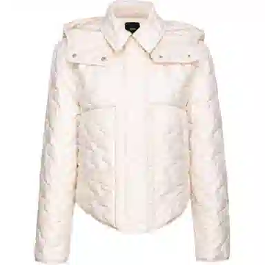 PINKO Hooded Short Cotton Jacket