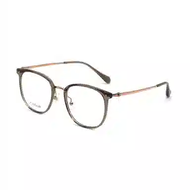 小罗弟 轻奢进口 钛 圆形 光学镜架 男女同款情侣款