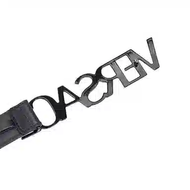 Versace Leather Belt Black 3CM