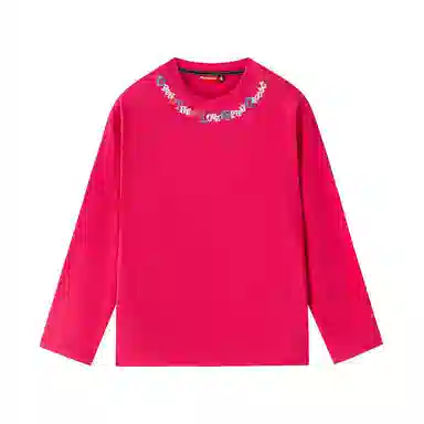 SPRAYGROUND Shark Logo Embroidered Long Sleeve Tee