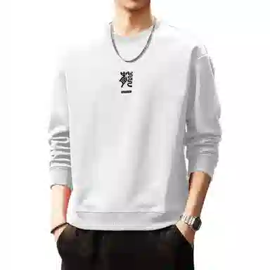 贵色 港风国潮隶书中国龙刺绣潮牌百搭舒适柔软休闲日常出行游玩穿搭长袖卫衣 男女同款