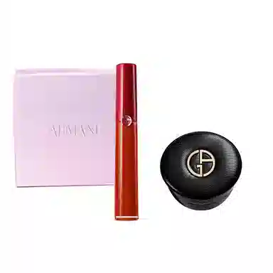 阿玛尼 七夕限定口红气垫彩妆套装 清透气色