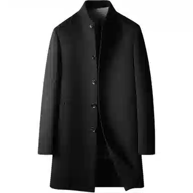 SENJIALUO Mid-Length Wool Coat