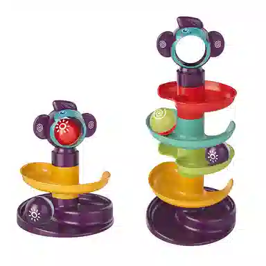 萌吉码 滑道转转乐 思维训练玩具