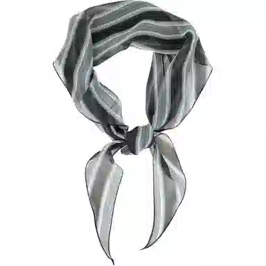 美洋 海藻条纹  潮人小道具~简约百搭三角 丝巾 女款