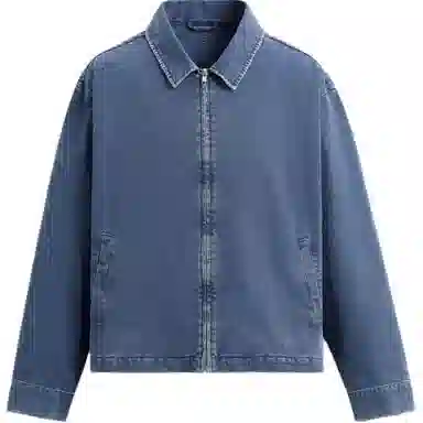 ZARA Casual Washed Denim Jacket