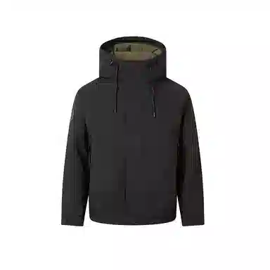 鸭鸭 新山系系列 纯色连帽厚款羽绒服 男女同款