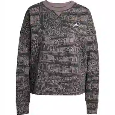 adidas x Stella McCartney Loose Printed Crewneck Sweatshirt