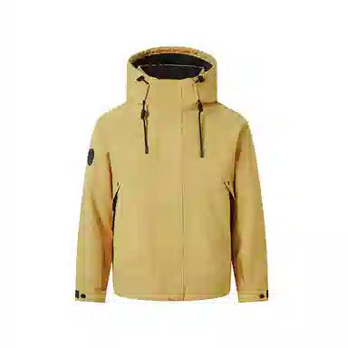 鸭鸭 新山系系列 纯色连帽厚款羽绒服 男女同款