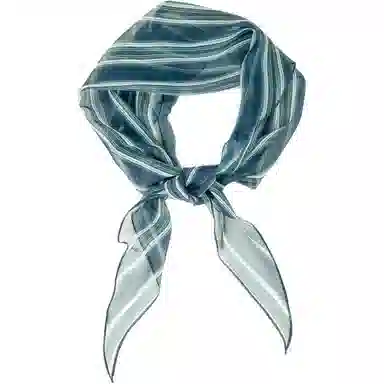 美洋 海藻条纹  潮人小道具~简约百搭三角 丝巾 女款