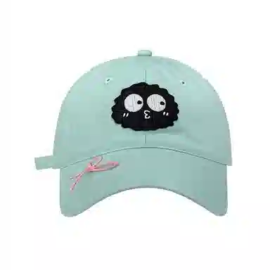 艾佳微 可爱搞怪多巴胺百搭大头围显脸小宽帽檐爱心蝴蝶结#好运 棉 鸭舌帽 男女同款情侣款