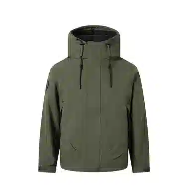 鸭鸭 新山系系列 纯色连帽厚款羽绒服 男女同款