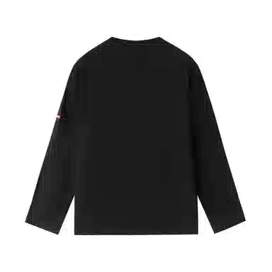 SPRAYGROUND Shark Logo Embroidered Long Sleeve Tee