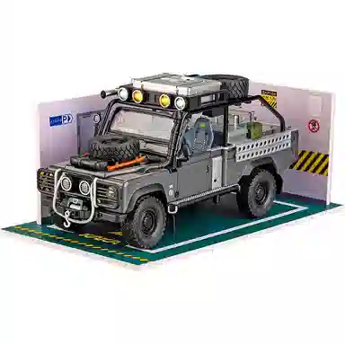 星星科教 路虎卫士 收藏车模