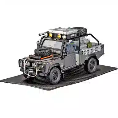 星星科教 路虎卫士 收藏车模