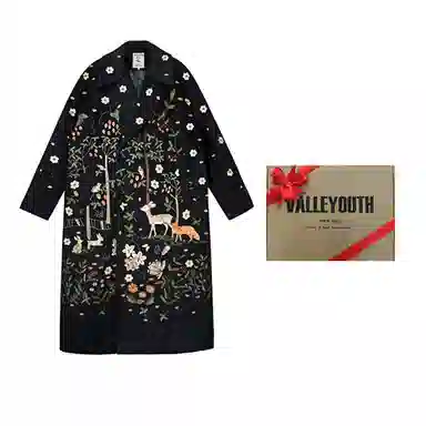 VALLEYOUTH Wool Coat Black