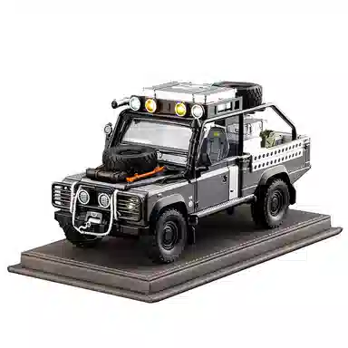 星星科教 路虎卫士 收藏车模