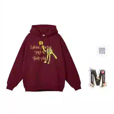 棉购 立体公仔基础款时尚潮流绒衫学生休闲百搭宽松卫衣 女款