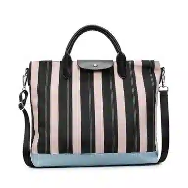 醇龙 高级感通勤斜挎托特包女帆布大容量购物袋休闲单肩包 尼龙 手提包 常规 男女同款情侣款 多色