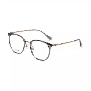 小罗弟 轻奢进口 钛 圆形 光学镜架 男女同款情侣款