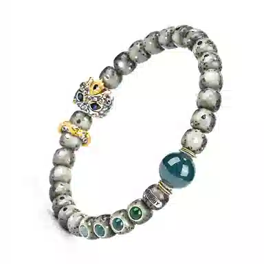 钰澜文玩 「钰翡·玄武」龟蛇银甲镇财库-小冰糖耀月满天星+顶珠#好运 星月菩提 手串 男女同款情侣款