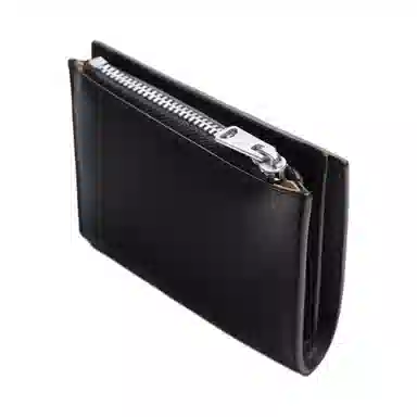 ZARA Origins Leather Wallet Black