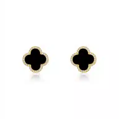 SINCE BEAUTY Four Leaf Clover Stud Earrings