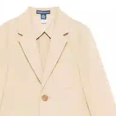 Polo Ralph Lauren FW24 Solid Blazer Jacket Kids Beige