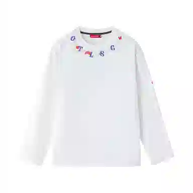 SPRAYGROUND Shark Logo Embroidered Long Sleeve Tee