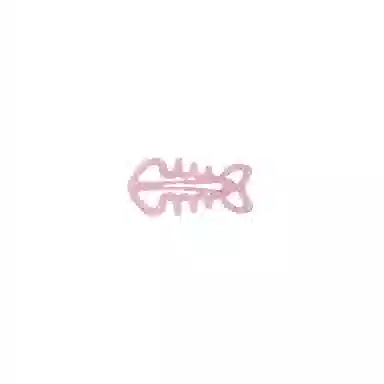 水中玉 韩系风甜酷辣妹鱼骨夹子侧边刘海夹碎发发卡子发饰 合金 发夹 女款