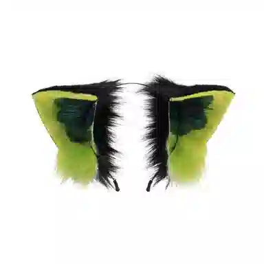 OXO OVERLOAD Black Cat Ear Headband