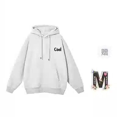 棉购 美式重磅潮流连帽学生高街时尚休闲百搭加绒加厚宽松卫衣 女款