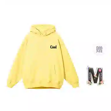 棉购 美式重磅潮流连帽学生高街时尚休闲百搭加绒加厚宽松卫衣 女款