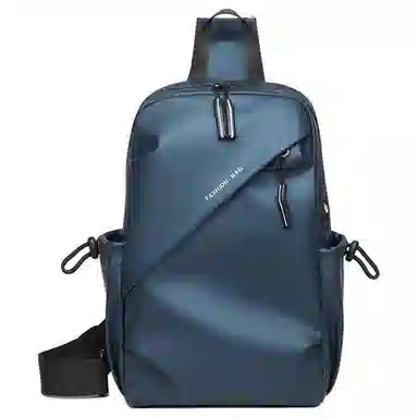 老人头 时尚简约潮流轻便百搭 合成革 胸包 男款 多色