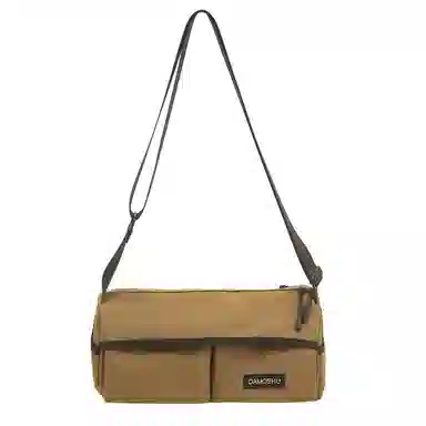 醇龙 纯色高级潮流百搭 尼龙 单肩包 常规 男女同款情侣款 多色