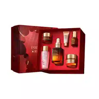 雅诗兰黛 小棕瓶眼面修护护肤套装 清爽补水