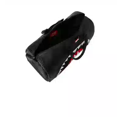 SPRAYGROUND Shark Logo PVC Tote Bag Black