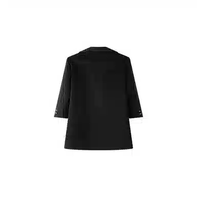 东鲸岁时记 开学季优雅时尚百搭高级感保暖舒适学院风夹棉双排扣毛呢外套中长款毕业季女大衣 女款