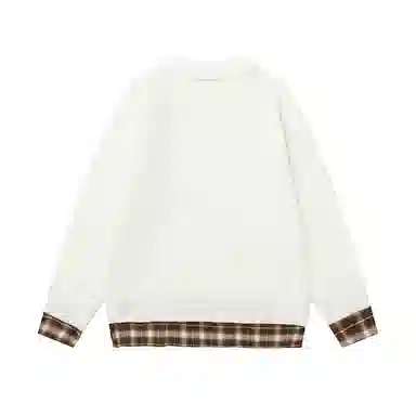 SY Plaid Patchwork Sweater