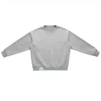 【dme】 秋季潮牌重磅日系复古休闲百搭简约情侣日常街头户外运动色块圆领套头水洗港风宽松上衣长袖卫衣 男女同款