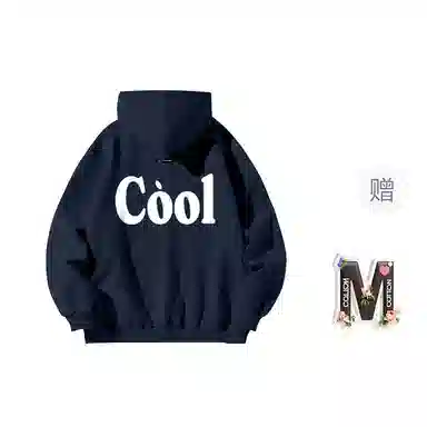 棉购 美式重磅潮流连帽学生高街时尚休闲百搭加绒加厚宽松卫衣 女款