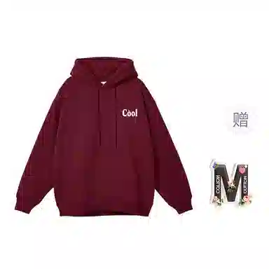 棉购 美式重磅潮流连帽学生高街时尚休闲百搭加绒加厚宽松卫衣 女款