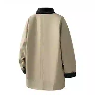 【dme】 小个子男生春秋显高韩系夹克秋季宽松百搭气质有型翻领外套防风防水工装风衣 男女同款