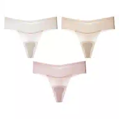 二三二三 隐形无痕运动瑜伽防尴尬线超薄一片式透气吸汗亲肤舒适不夹臀简约百搭日常短裤 丁字裤 女款