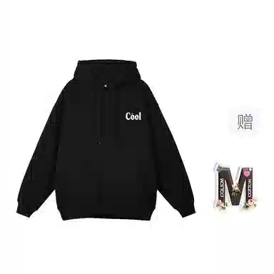 棉购 美式重磅潮流连帽学生高街时尚休闲百搭加绒加厚宽松卫衣 女款