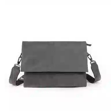 老人头 复古港风通勤简约时尚百搭斜挎包 合成革 单肩包 常规 男款 多色