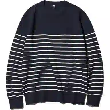 UNIQLO Striped Crew Neck Sweater