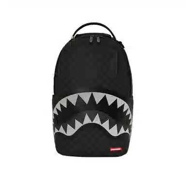 SPRAYGROUND Shark Logo Checkerboard Backpack