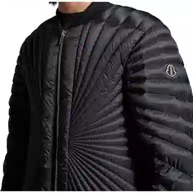 Moncler x Rick Owens FW23 Black Down Jacket
