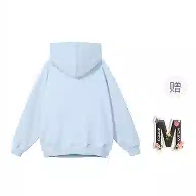 棉购 韩系甜美百搭小狗卡通印花连帽上衣学生休闲时尚宽加绒加厚卫衣 女款